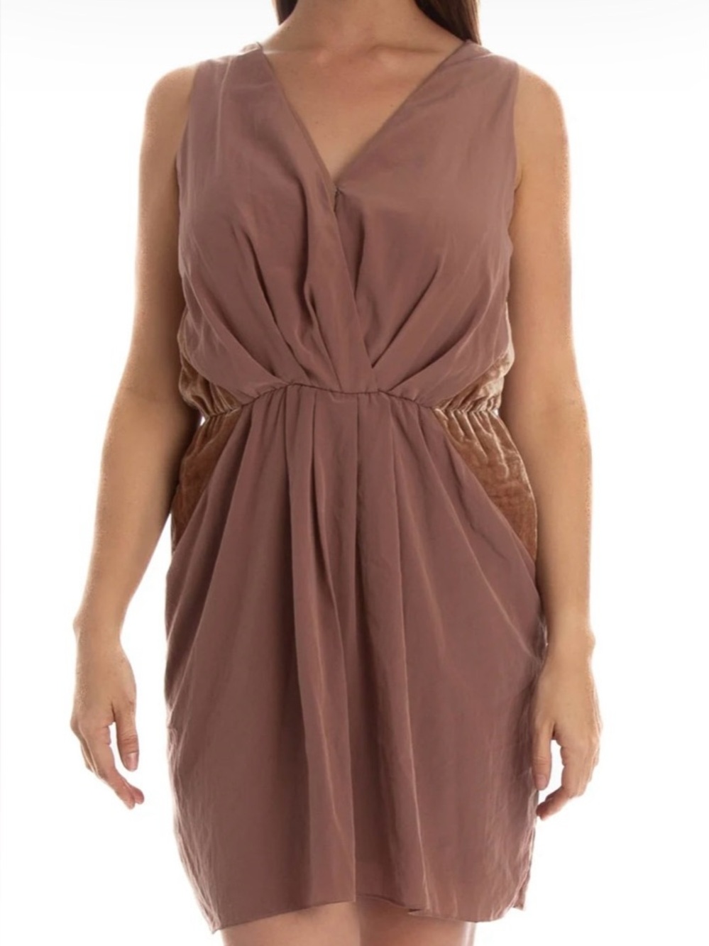 BCBGeneration Velvet detail Dress